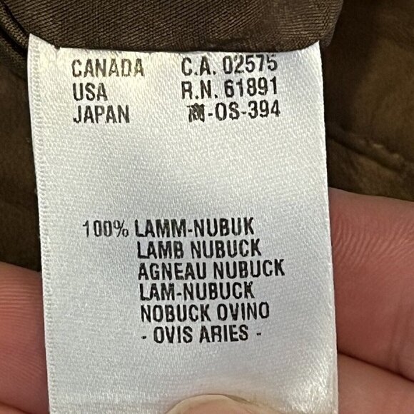 Escada Lamb Nubuck Leather‎ Ankle Pants Brown Size 36 / US 6 - Picture 12 of 13